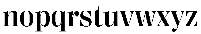 Right Didone Variable 32 Font LOWERCASE