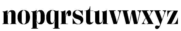 Right Didone Variable 33 Font LOWERCASE