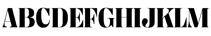 Right Didone Variable 34 Font UPPERCASE
