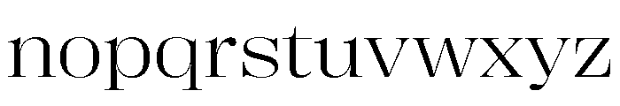 Right Didone Variable 37 Font LOWERCASE