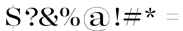 Right Didone Variable 38 Font OTHER CHARS