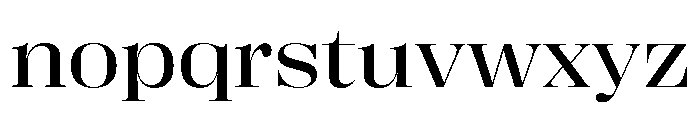 Right Didone Variable 38 Font LOWERCASE
