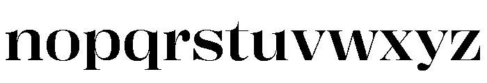 Right Didone Variable 39 Font LOWERCASE