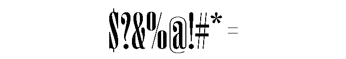 Right Didone Variable 4 Font OTHER CHARS