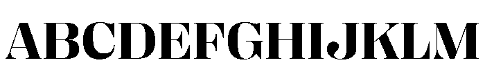 Right Didone Variable 40 Font UPPERCASE