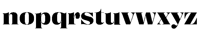 Right Didone Variable 41 Font LOWERCASE