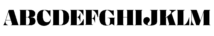 Right Didone Variable 42 Font UPPERCASE