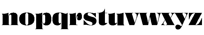 Right Didone Variable 42 Font LOWERCASE