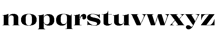Right Didone Variable 47 Font LOWERCASE