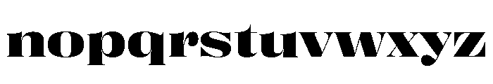 Right Didone Variable 48 Font LOWERCASE