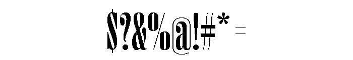 Right Didone Variable 5 Font OTHER CHARS