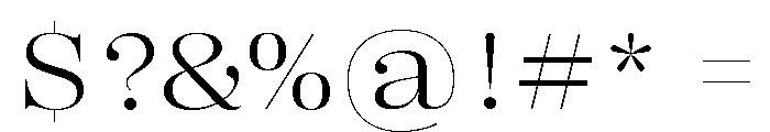Right Didone Wide Variable 2 Font OTHER CHARS