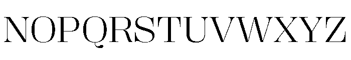 Right Didone Wide Variable 2 Font UPPERCASE