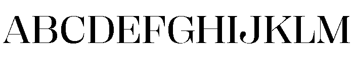 Right Didone Wide Variable 3 Font UPPERCASE
