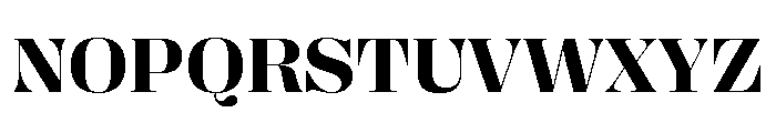 Right Didone Wide Variable 5 Font UPPERCASE
