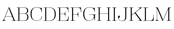 Right Didone Wide Variable Font UPPERCASE