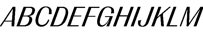 Right Gothic Casual Variable 10 Font UPPERCASE