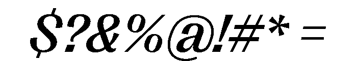 Right Gothic Casual Variable 11 Font OTHER CHARS