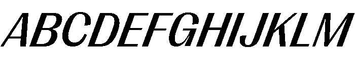 Right Gothic Casual Variable 11 Font UPPERCASE