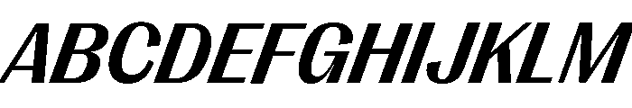 Right Gothic Casual Variable 12 Font UPPERCASE