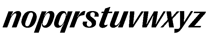Right Gothic Casual Variable 12 Font LOWERCASE