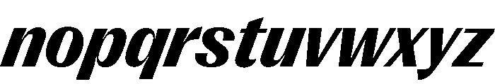 Right Gothic Casual Variable 13 Font LOWERCASE