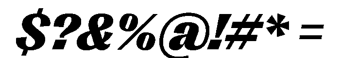 Right Gothic Casual Variable 14 Font OTHER CHARS