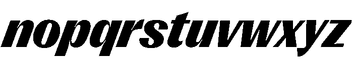 Right Gothic Casual Variable 14 Font LOWERCASE