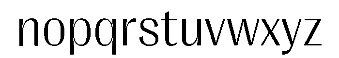 Right Gothic Casual Variable 2 Font LOWERCASE