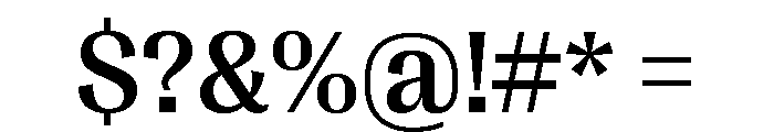 Right Gothic Casual Variable 4 Font OTHER CHARS