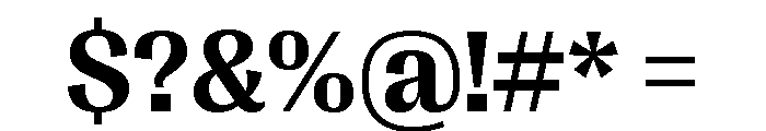 Right Gothic Casual Variable 5 Font OTHER CHARS