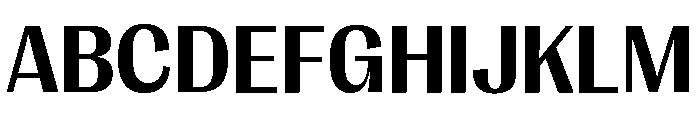 Right Gothic Casual Variable 5 Font UPPERCASE