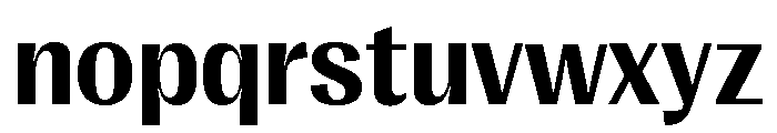 Right Gothic Casual Variable 5 Font LOWERCASE