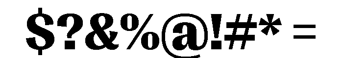 Right Gothic Casual Variable 6 Font OTHER CHARS