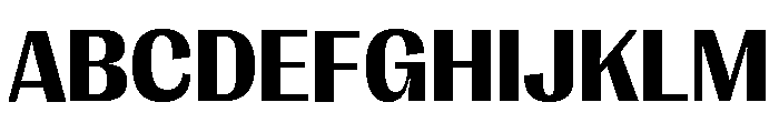 Right Gothic Casual Variable 6 Font UPPERCASE