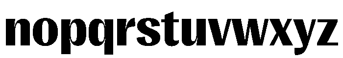 Right Gothic Casual Variable 6 Font LOWERCASE