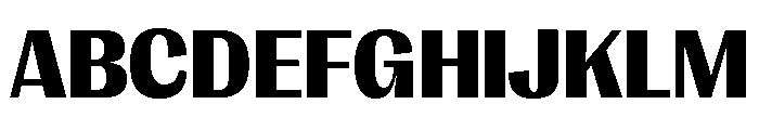 Right Gothic Casual Variable 7 Font UPPERCASE