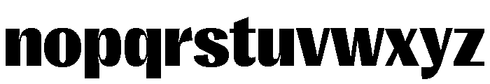 Right Gothic Casual Variable 7 Font LOWERCASE