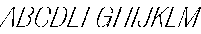 Right Gothic Casual Variable 8 Font UPPERCASE