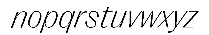 Right Gothic Casual Variable 8 Font LOWERCASE