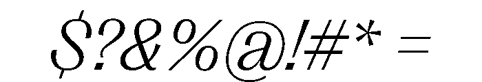 Right Gothic Casual Variable 9 Font OTHER CHARS