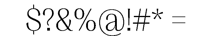 Right Gothic Casual Variable Font OTHER CHARS