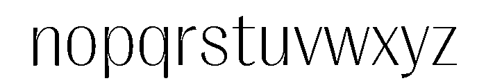Right Gothic Casual Variable Font LOWERCASE