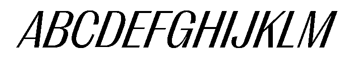 Right Gothic Compact Variable 10 Font UPPERCASE