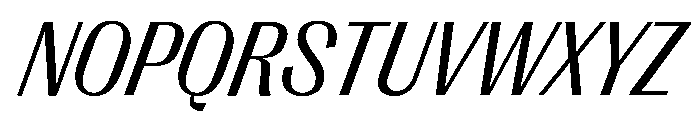 Right Gothic Compact Variable 10 Font UPPERCASE
