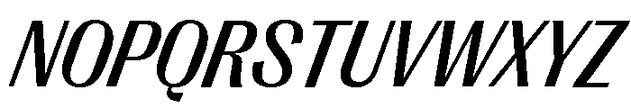 Right Gothic Compact Variable 11 Font UPPERCASE