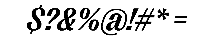 Right Gothic Compact Variable 12 Font OTHER CHARS