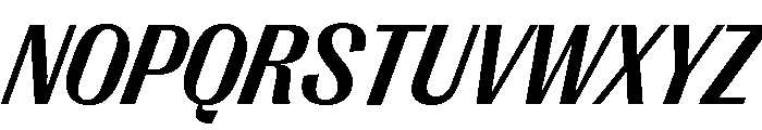Right Gothic Compact Variable 12 Font UPPERCASE