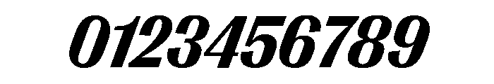 Right Gothic Compact Variable 13 Font OTHER CHARS
