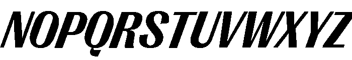 Right Gothic Compact Variable 13 Font UPPERCASE